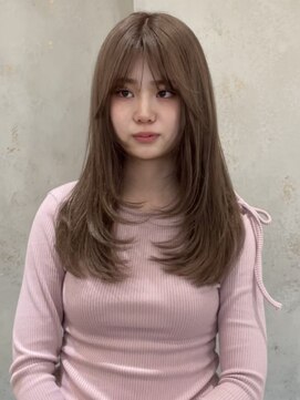 ロンド 表参道店(Lond) ピンクブラウン エアリーロング レイヤーカット