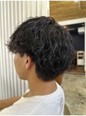 波巻きパーマ