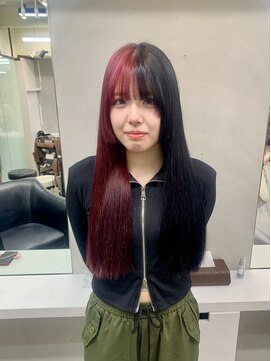 ディア(.eer) 【.eer/ディア】ワインレッドとブラック/ツートーンカラー