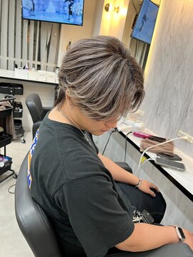 メンズラピス 栄店(Men's Lapis) メンズバレイヤージュセンターパートハイライトツーブロック