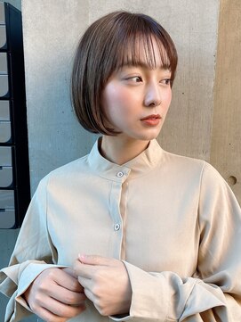 ロンド ブランシュ 錦糸町北口(Lond blanche) ◎オリーブベージュミニボブ