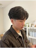 ニュアンスパーマ/センターパート