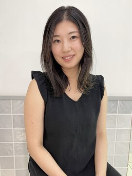 マアム ジー 明大前店(ma'am Zee) ミディアムレイヤー×チェスナットブラウン