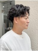 メンズナチュラルスパイラルパーマ
