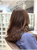 冬の大きめデジタルパーマ
