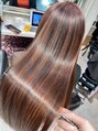 ヘアーサロン ジュエル(Hair Salon JEWEL) オープン時から通って頂いているお客様♪美髪が育ってます。