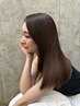 【YUKKE5月6月限定】髪質改善ストレート＋髪質改善水素カラー＋Tr★￥24500