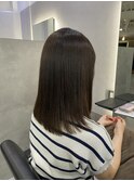 鎖骨おさまりよく×美髪ストレート
