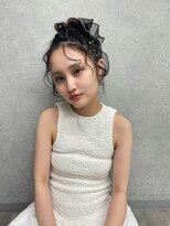 シエンゴールド(CIEN gold)&nbsp;おだんごヘア ヘアアレンジ ヘアセット ゆるふわ 結婚式#浜松