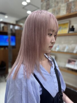ピークアブー アヴェダ アトレ恵比寿(PEEK-A-BOO AVEDA) ペールピンク/ブリーチカラー/ハイトーン/ピンクカラー