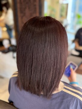 ヘアリゾート粋 ティガ 池袋店(tiga) 透明感カラー/ココアブラウン/ミディアムヘア