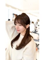 アマトウキョウスマートサロン(AMA TOKYO×Smart Salon)&nbsp;くびれレイヤー/顔まわりカット/くびれ巻き/レイヤーカット