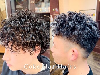コークハットヘアーズ(Coke Hat Hairs)の写真/【メンズ支持多数☆】パーマとカットの高技術で、ビジネスもプライベートもキマる理想のヘアに。