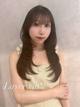 クム(kumu) 韓国へア/レイヤー/顔周り/ボブ/透明感カラー