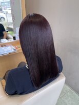 サラ ビューティ サイト 春日(SARA Beauty sight) 髪質改善カラー/髪質改善/カラー/レッドブラウン/ブラウン