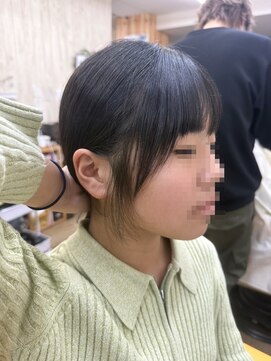 ブレイブシザー(BRAVE SCISSOR) 美髪矯正 自然な前髪仕上げ