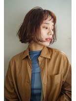 エインアンリー 明治神宮前(AIN.ANLY.)&nbsp;ボブパーマ、ニュアンスパーマ、パーマゆるめ、無造作パーマ