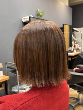 アルター(aL ter) 【ボブスタイル】着物ヘア/大人ガーリー/ダークアッシュ/中島