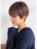 マッシュショート/メンズライク/丸みショート/大人小顔ショート