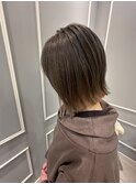(銀座) 切りっぱなしボブ　ミルクティー