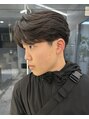ブラウン(Brown) メンズ縮毛矯正/曲る縮毛矯正/地毛風縮毛矯正/ハンサムショート