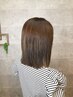 湿気の時期に向け扱いやすく柔らかな仕上り。髪質改善酸性ストレート&カット