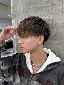 メンズサロン キング 梅田店(Men’s salon K!ng) 波巻きツイストスパイラルパーマ/フェザーパーマ/眉毛/メンズ