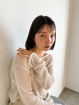 ビーヘアー 近鉄八尾店(Bee.hair) 前下がりボブオリーブグレージュロングウルフ外ハネボブ成人式