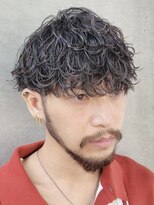 フィフス 大分(fifth)&nbsp;大分波巻きパーマメンズカットラウンドマッシュツーブロック強め