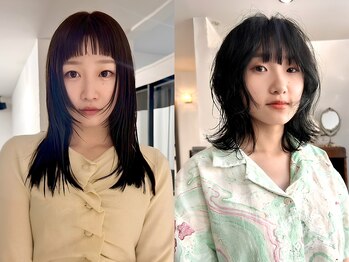ナービス ラプソディー(NARVIS Rhapsody)の写真/長さを変えずに雰囲気チェンジしたい★顔まわりカットで決まり◎レイヤーカット/ハッシュカットで垢抜け♪