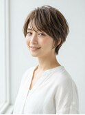 20代30代40代50代ナチュラル大人可愛いレイヤーショートボブ
