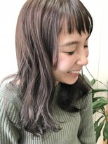 スタイル 藤沢(STYLE) ショートバング×ラベンダーアッシュ