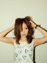 カッファ 東銀座(CUFFA)&nbsp;【CUFFA】無造作カールデザインカラー大人ボブ東銀座築地新富町