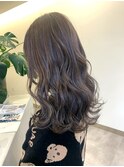 透明感プラチナグレージュ