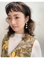 センス(SENSE)&nbsp;【SENSE beauty salon 関谷】ふわっとウェーブ×ショートバング