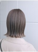 切りっぱなしシースルーボブ
