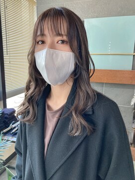 イロプラスソイ(iro + soi) ▲ミルクティーグレージュ×シースルーバング▲