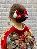 成人式ヘアセット