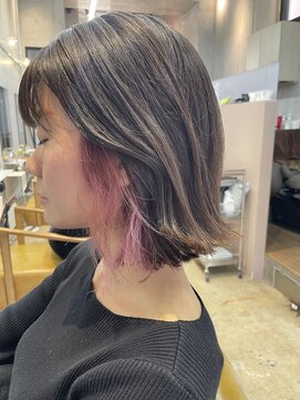 ココ 西葛西南口店(COコ) 春色ピンクカラー｜西葛西イヤリングカラー