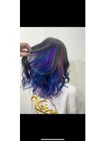クラン ヘアーアンドスタジオ(CLAN hair & studio)&nbsp;インナーレインボーカラー