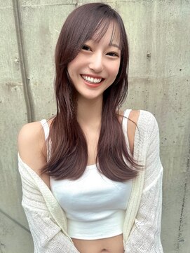 シェリーアール(Sherry/R) シースルー前髪/ピンクベージュ