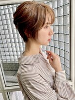 ミリア(MILIA)&nbsp;大人可愛い30代40代50代小顔ウルフレイヤー丸みショートボブ