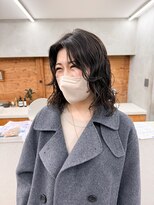 トゥコ(tuco)&nbsp;ミディアムパーマ　ミディアム　パーマ　前髪　前髪パーマ