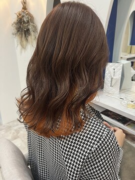 エルクス サッポロ(elux sapporo) 韓国風ミディ×インナーオレンジ