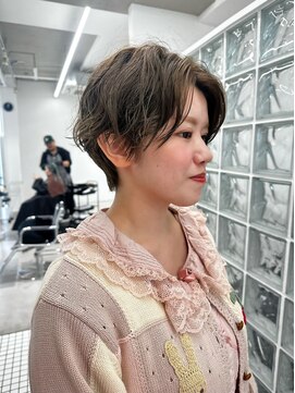 ベンジー 学芸大学店(benji) ハンサムショート/ショート/マッシュショート/パーマ/黒髪