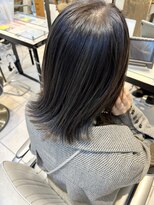 赤み消しブルー系カラー　ハイライト　【銀座】福田