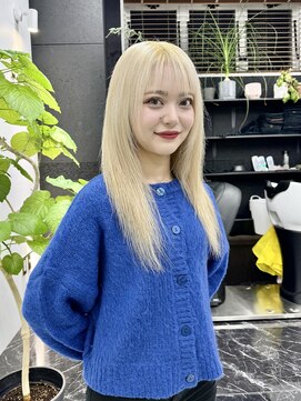 チュダック(ChuDuck) 韓国風《ブロンド》ハイトーン/ケアブリーチ/ダブルカラー