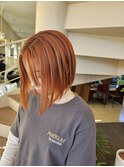 艶ボブ×フレッシュオレンジ