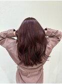 ブリーチなしのWカラーでつくる艶髪ピンク