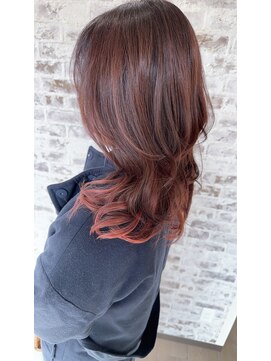 エルフォート(L.FORT) ツヤと柔らかさのピンク髪